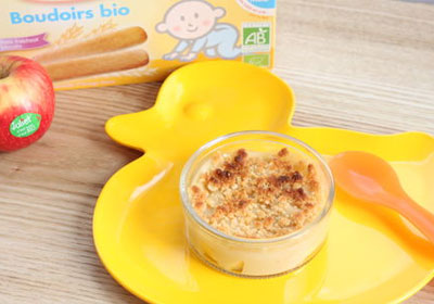 Babybio apple-pear crumble